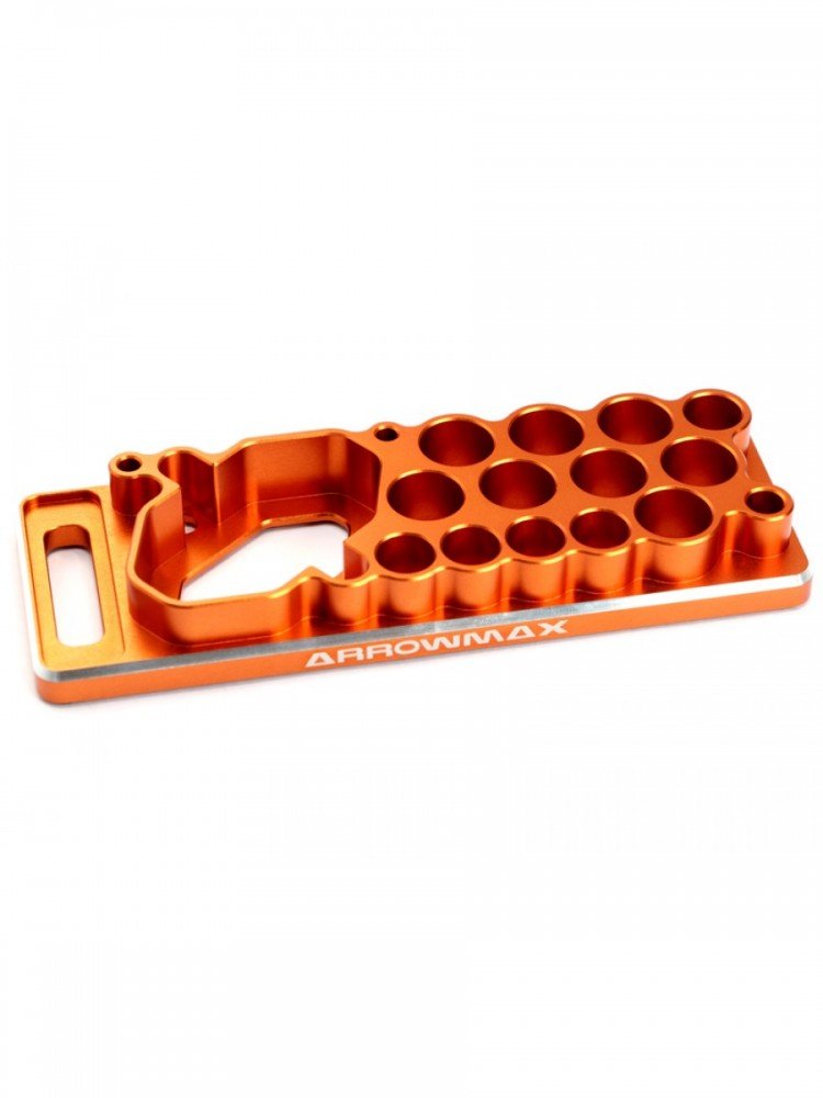 Arrowmax AM-220016-O Tools Stand For 1/32 Mini 4WD (Orange)
