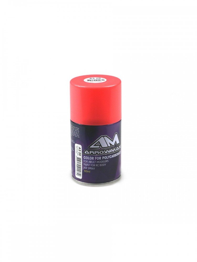 Arrowmax AM-211020 AM 100ml Paintsprays, AS20 Fluorescent Red