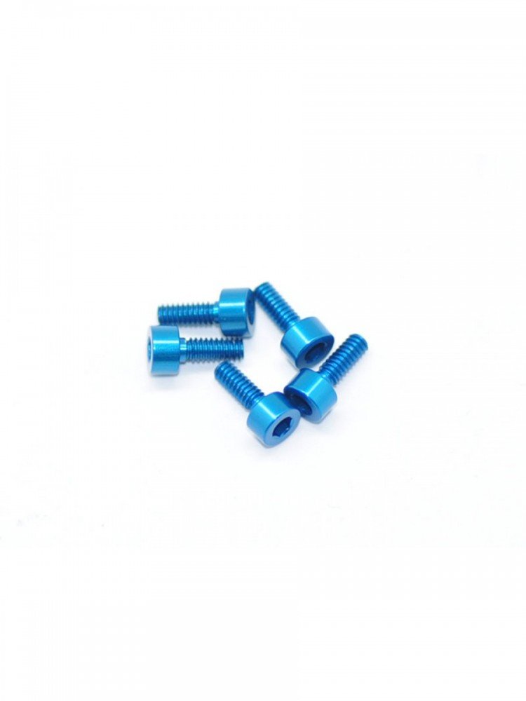 Arrowmax AM-14CH2206-B Aluminium Screw Allen Cilinder Head M2.2x6 Blue (7075) (5)