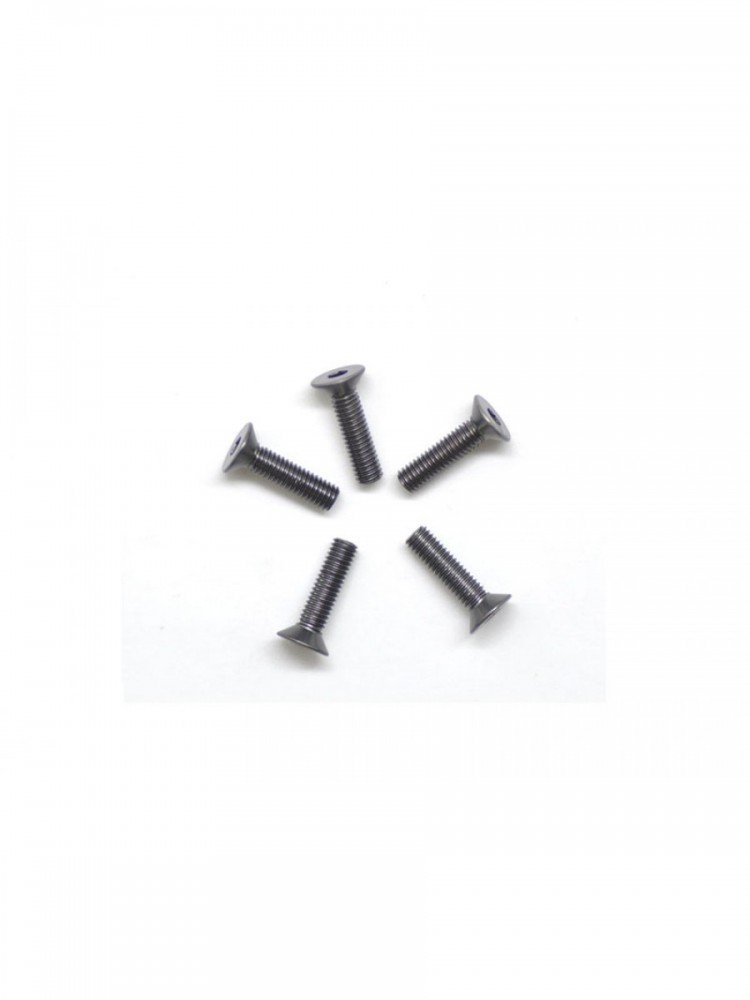 Arrowmax AM-14CS3012-G Aluminium Screw Allen Countersunk M3x12 Gray (7075) (5)