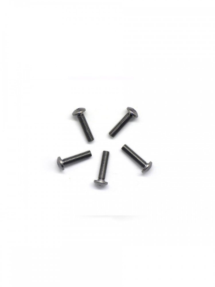 Arrowmax AM-14RH3012-G Aluminium Screw Allen Roundhead M3x12 Gray (7075) (5)