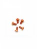 Arrowmax AM-14RH3006-O Aluminium Screw Allen Roundhead M3x6 Orange (7075) (5)