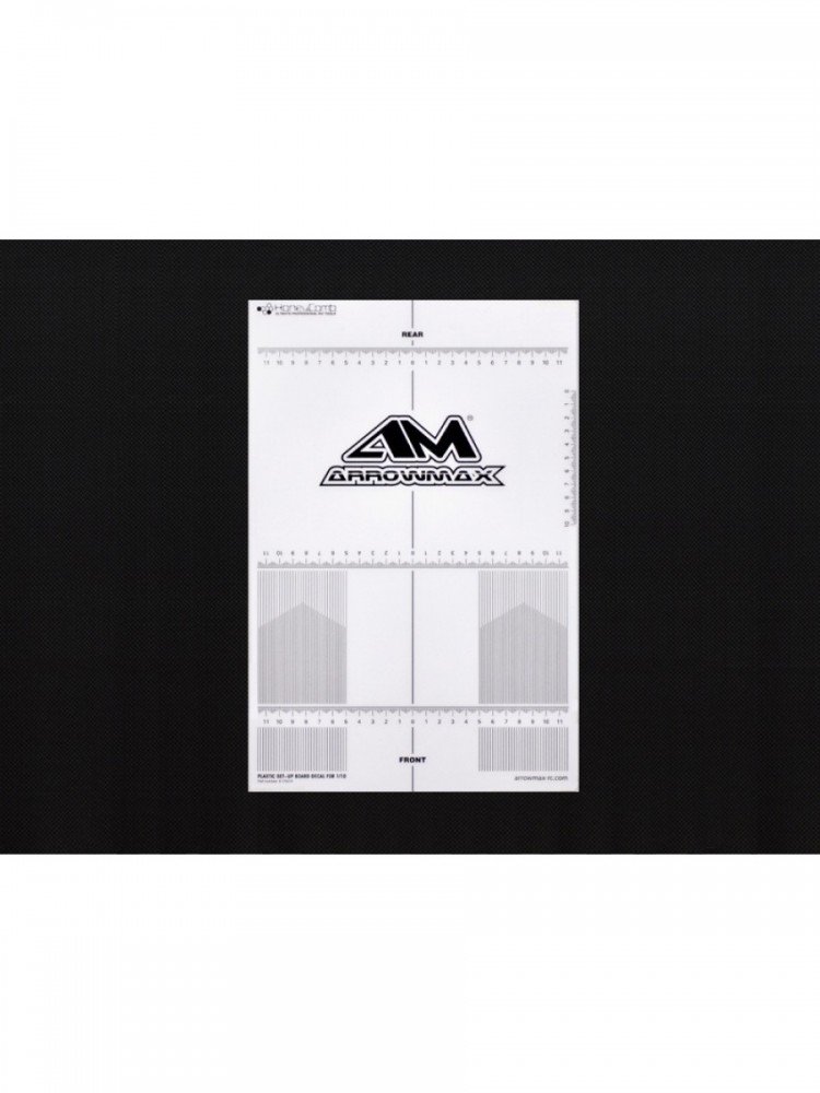 Arrowmax AM-170074 Plastic Set-Up Board Decal For 1/10