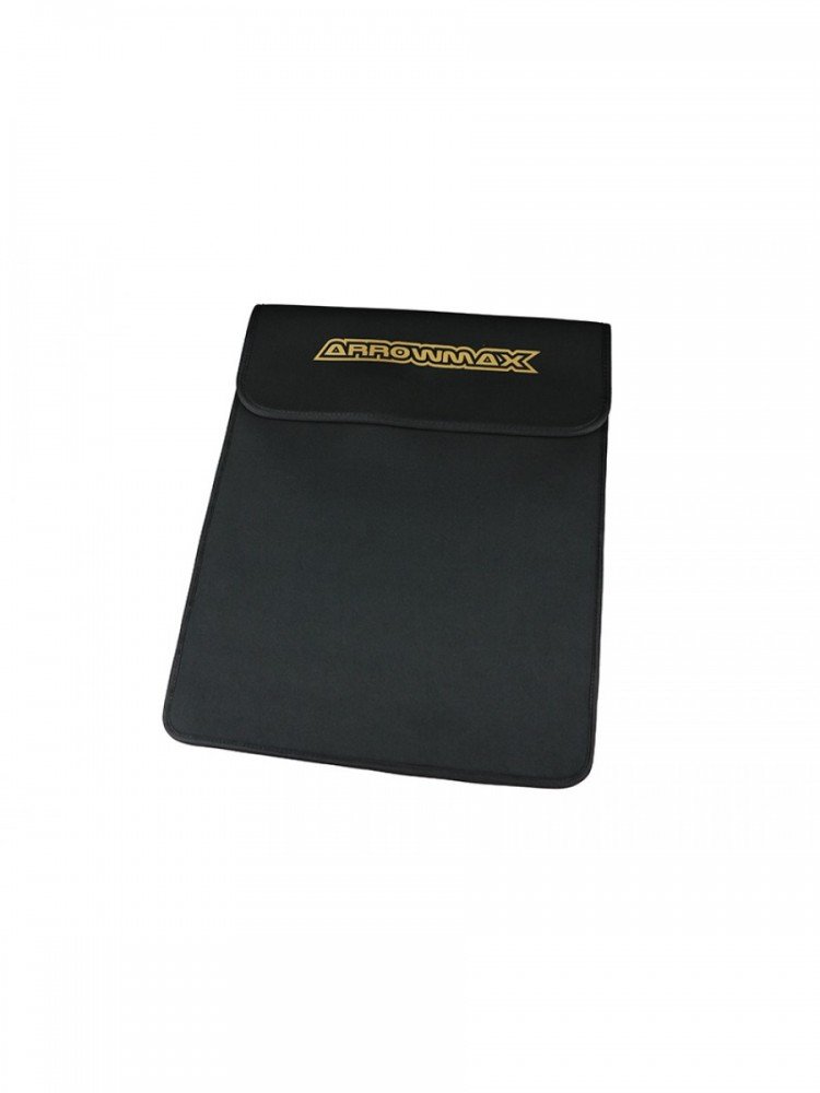Arrowmax AM-171004 Bag For Graphite Set-Up Board (1/10 & 1/8 Cars) Black Golden