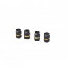 Arrowmax AM-171048 4mm Aluminium Nut For 1/10 Set-Up System Black Golden (4)