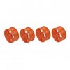Arrowmax AM-042815 1/10 TC 5 Spoke Split Rims +0MM Offset Orange (4)