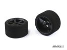 Arrowmax 1/12 Foam Tyre Rim Front 25 Shore Carbon (2) Italy