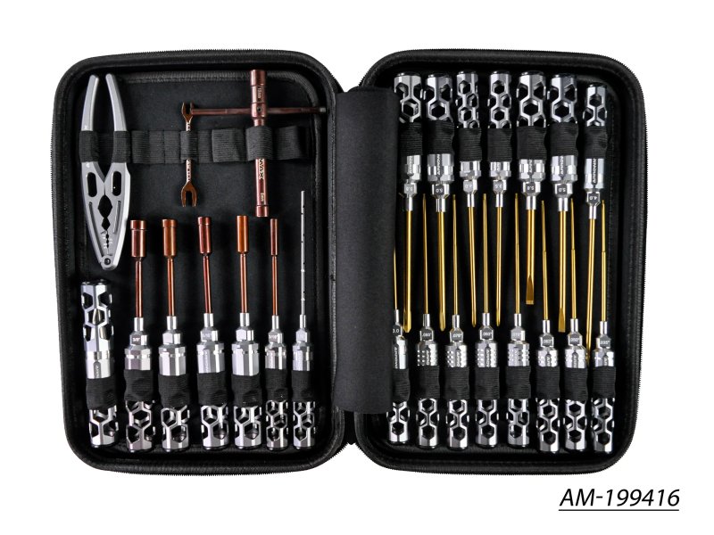 Arrowmax AM-199416 AM Honeycomb Toolset (25Pcs) With Tools Bag