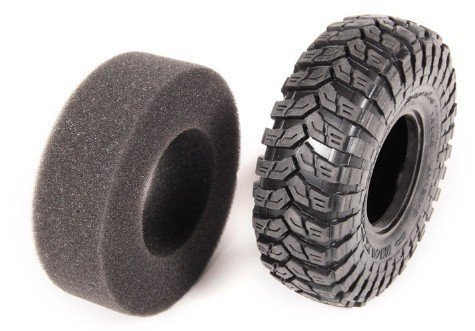 Trepador neumáticos r35 Compound For Axial AX12019 4 1/10 Rc Crawler 1.9 Tire