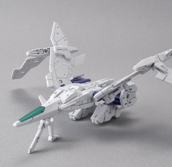 White Plastic Model Kit 5059548 Bandai 30MM 1/144 EAV Air Fighter 