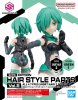 Bandai 5063716-GR - 30MS Option Hair Style Parts Set Vol.5 Type Short Hair 2 (Color Green 1)