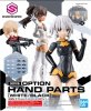 Bandai 5063359 - 30MS Option Hand Parts (White/Black)