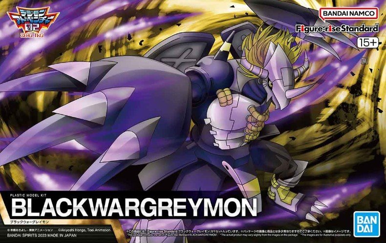Bandai 5065438 - Black War Greymon Figure-rise Standard Digimon Adventure 02 Zero Two
