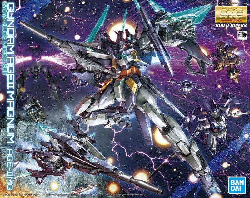 Bandai 5057065 - MG 1/100 Gundam Age II Magnum (Gundam Build Divers)