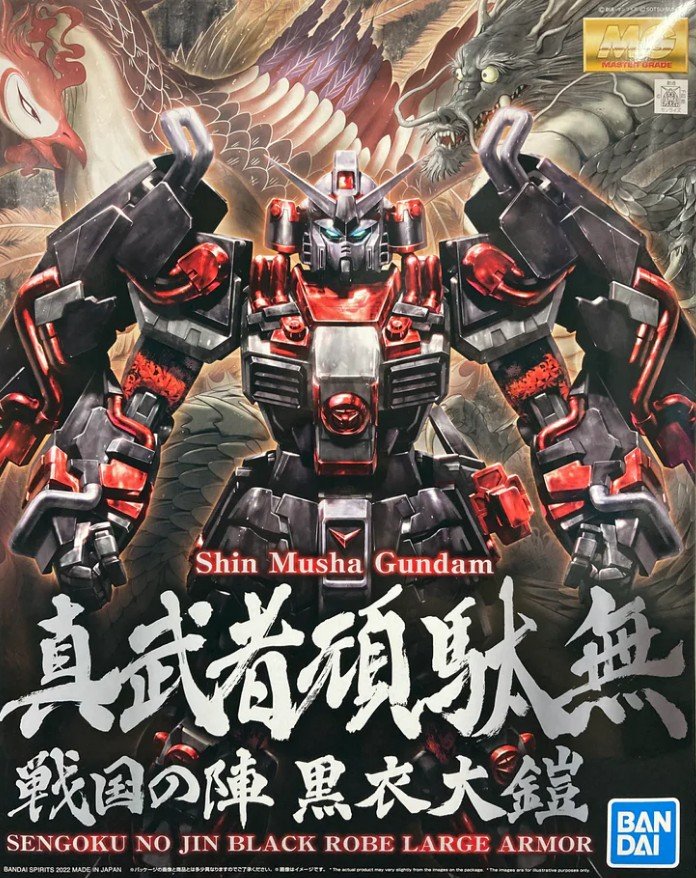 Bandai 5063279 - MG 1/100 Shin Musha Gundam Sengoku No Jin Black Robe Large Armor