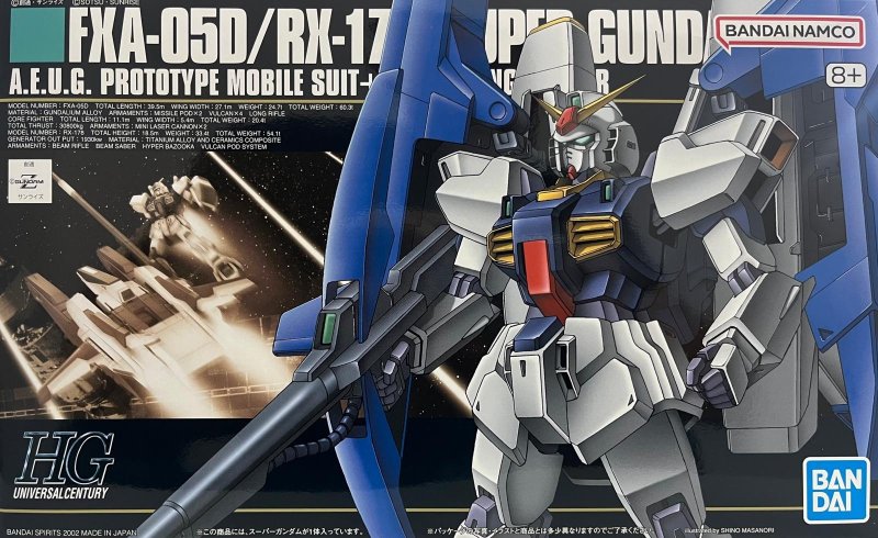 Bandai 5055728 - HG 1/144 FXA-05D/RX-178 Super Gundam