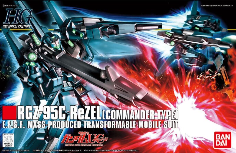 Bandai 5056832 - HGUC (108) 1/144 HG Rezel (Command Type)