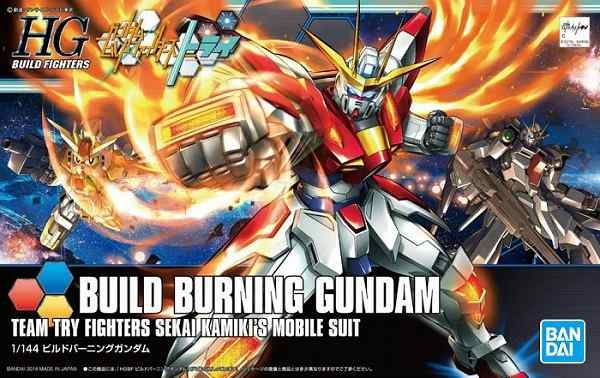 Bandai 5060373 - HGBF-018 1/144 HG Build Burning Gundam