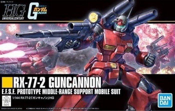 Bandai 5057402 - HG 1/144 RX-77-2 Guncannon Revive HGUC No.190