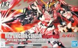 Bandai 5055734 - HGUC 1/144 Unicorn RX-0 Unicorn Gundam (Destroy Mode) Titanium Finish