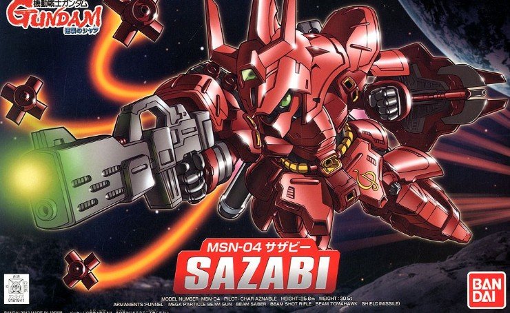 Bandai 5058280 - BB 382 Sazabi