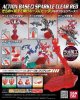 Bandai 5057603 - Action Base 2 Sparkle Clear Red