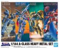 Bandai 5061544 - 1/144 A-Class Heavy Metal Set (G.Roon,Bat-Shu,Auge,Ashura Temple)