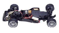 Tamiya TA/CC 01/FF01 Stub Axle Set - Blue 2 Piece Front Axle Replacement