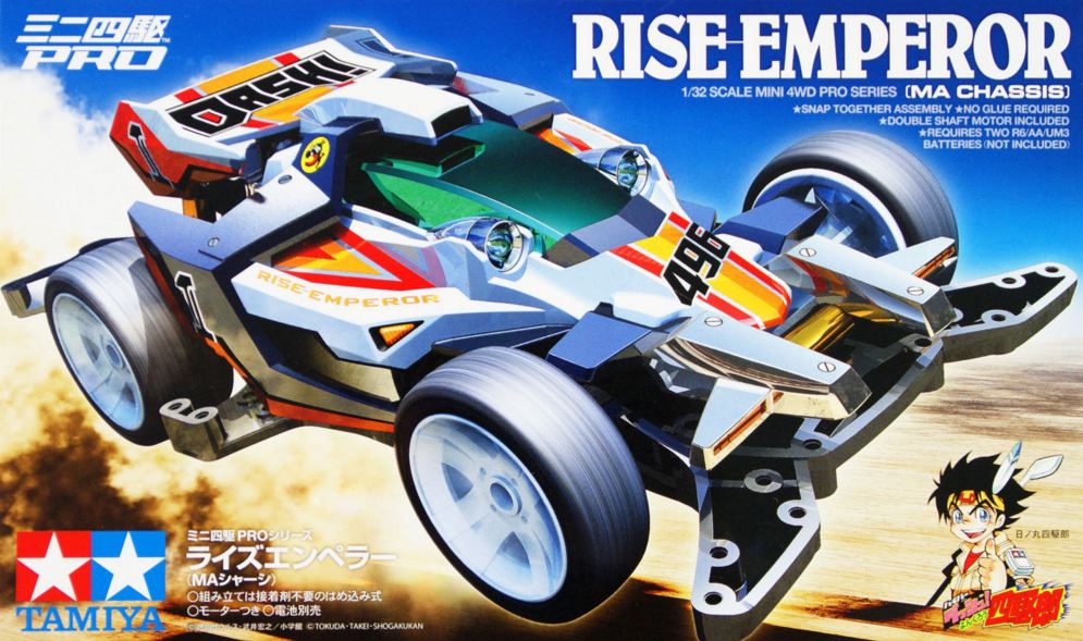 Tamiya 18643 1/32 Mini 4WD Pro MA Chassis JR Rise-Emperor “Hyper