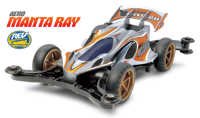 Tamiya 18703 1/32 Mini 4WD Car Kit AR Chassis Aero Manta Ray Tamiya 18703 1/32 Mini 4WD Car Kit AR Chassis Aero Manta Ray