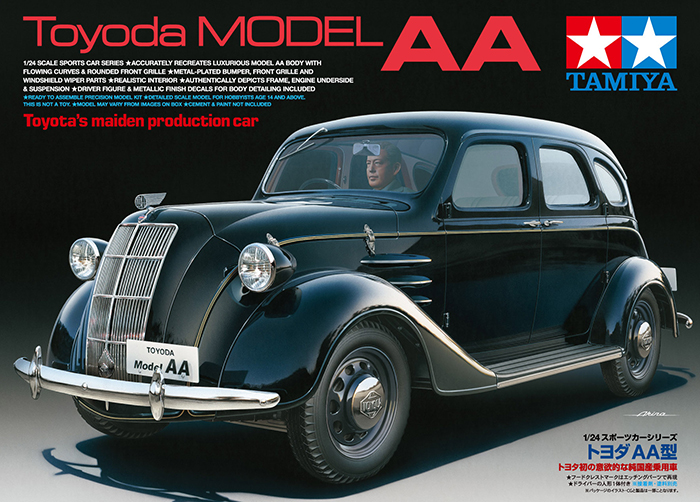 Tamiya 24339 1/24 Scale Model Sports Car Kit Toyota AA Type Sedan