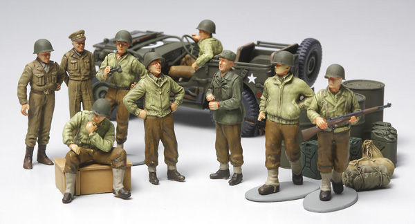 Tamiya 32552 1/48 Model Kit WWII US Army Infantry at Rest