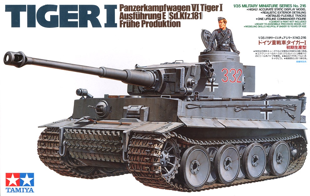 Tamiya 35216 1/35 Model Kit WWII German Tank Panzer VI Tiger I Ausf.E Early  Ver. | eBay UK