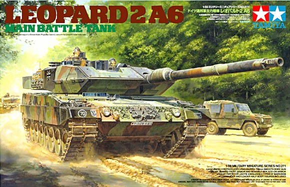 Tamiya 35271 1/35 Scale Military Model Kit German Leopard 2 A6 Main Battle  Tank | eBay UK