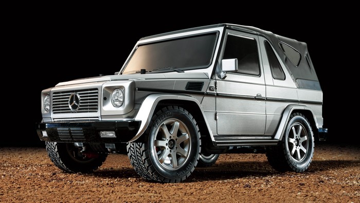 タミヤ　ベンツ　G320 CABRIO RCボディ 1/10 スケール　塗装済み Tamiya 58635 1/10 RC Car MF-01X Mercedes-Benz G320 Cabrio