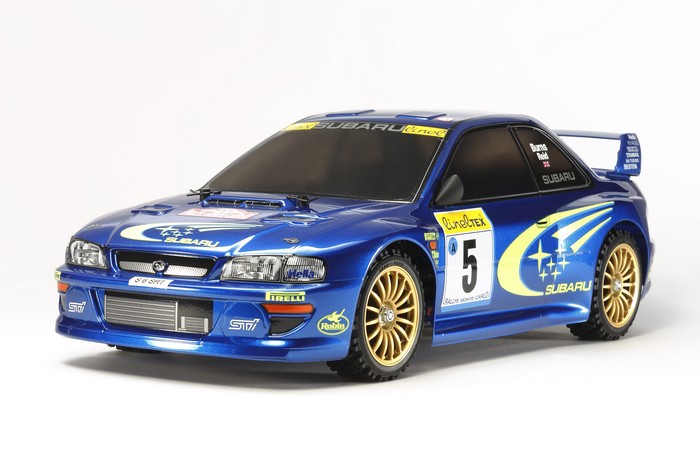 Tamiya 58631 1/10 RC TT02 Chassis Subaru Impreza STi WRC 99