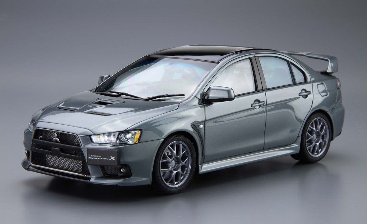 Aoshima 05795 1/24 Scale Model Car Kit Mitsubishi Lancer Evolution X