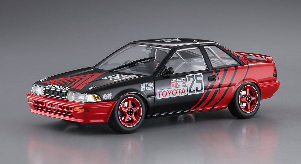 ミニカー ADVAN COROLLA LEVIN AE92 Hasegawa HC-37 1/24 Model Car Kit Advan Toyota Corolla Levin AE92