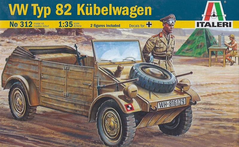 Italeri 312 1/35 Scale Military Model Kit WWII German Kdf.1