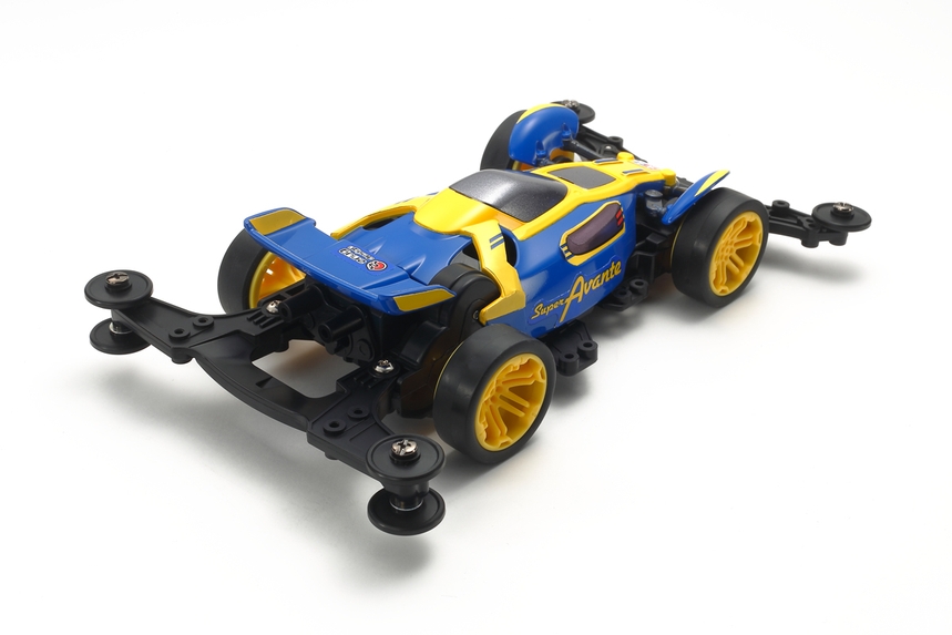 ホビーラジコン コンパクトモデル Tamiya 18101 1/32 Mini 4WD Model Car Kit VZ Chassis Jr Super