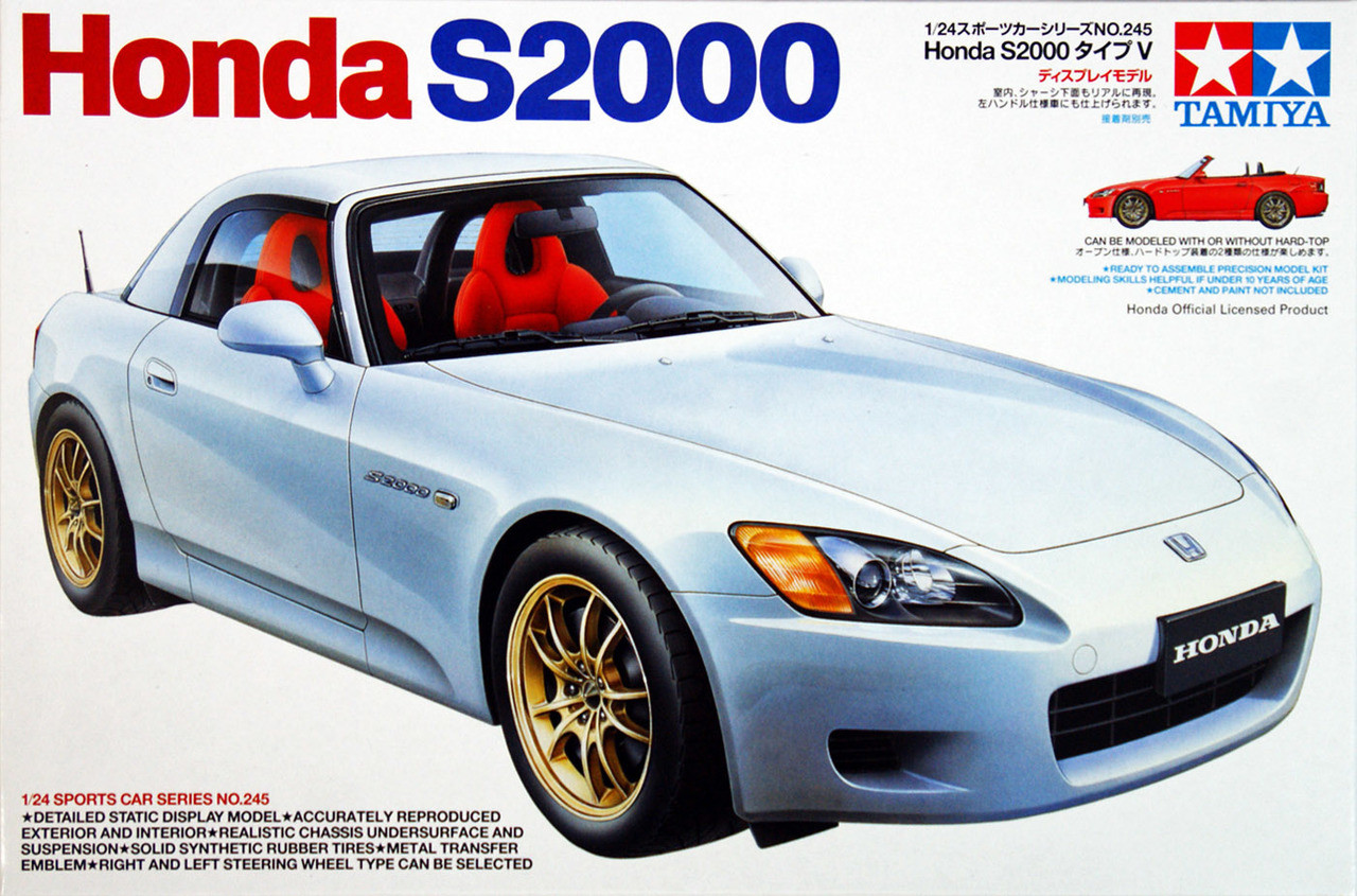 タミヤ 1/24 Honda S2000 完成品 イエロー Full build] Honda S2000 V-Spec Make It 1/24 Scale step by