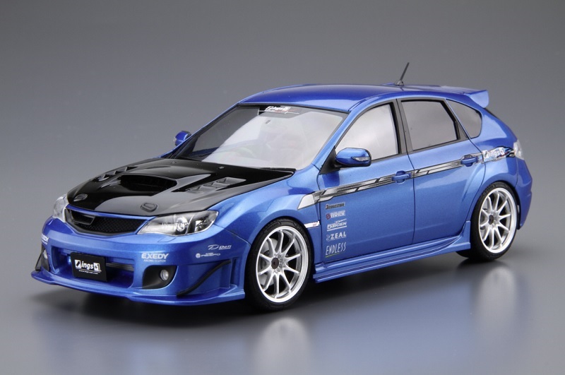 Aoshima 1/24 The Tuned Car Model Kit Ings N-Spec Subaru Impreza