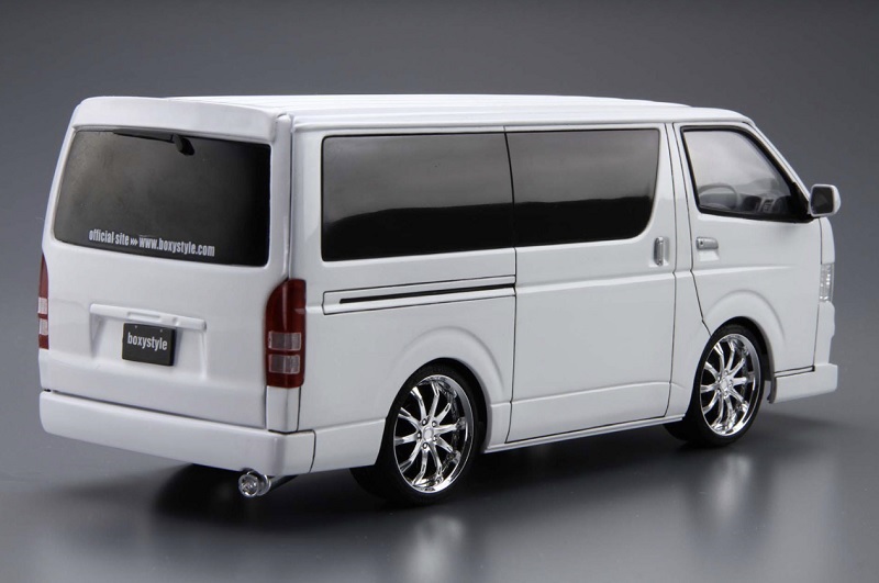 DISM 200系 HIACE SUPER GL D.A.D エアロver. DISM SunStar 1/24 Toyota Hiace Van H200系Super GL - YouTube