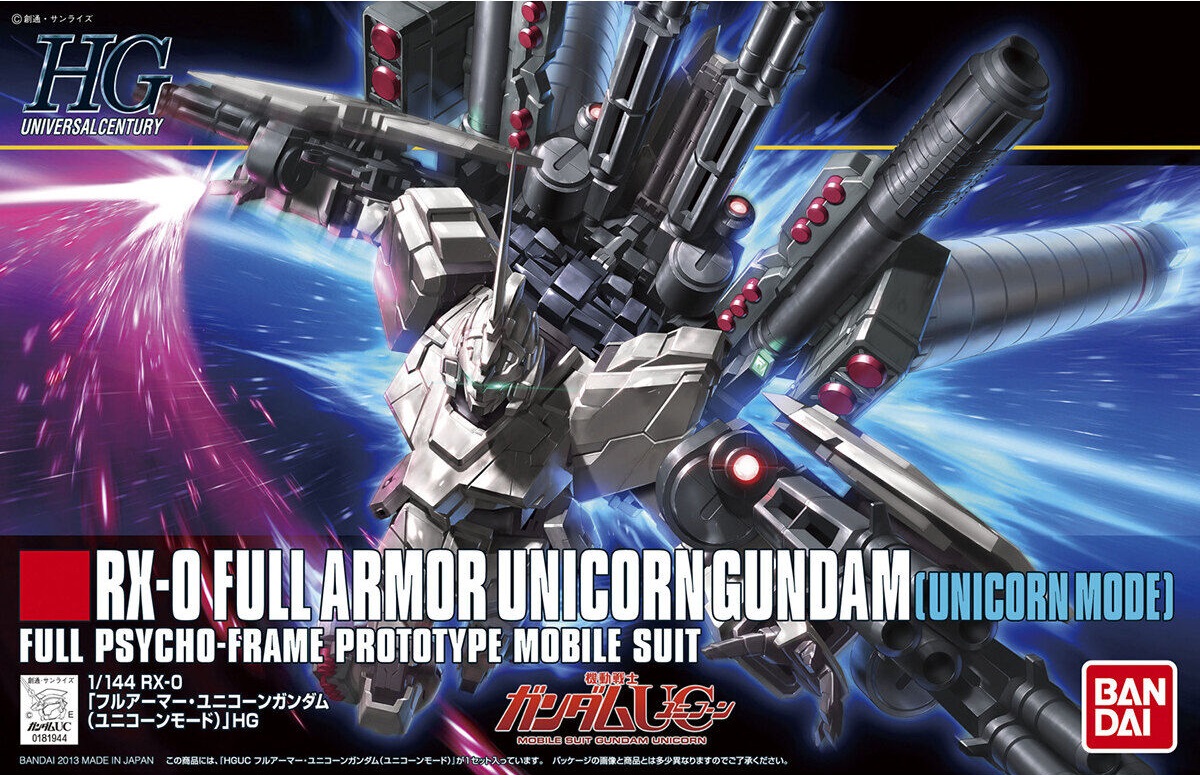 Bandai 1/144 HGUC(156)HG RX-0 Full Armor Unicorn Gundam