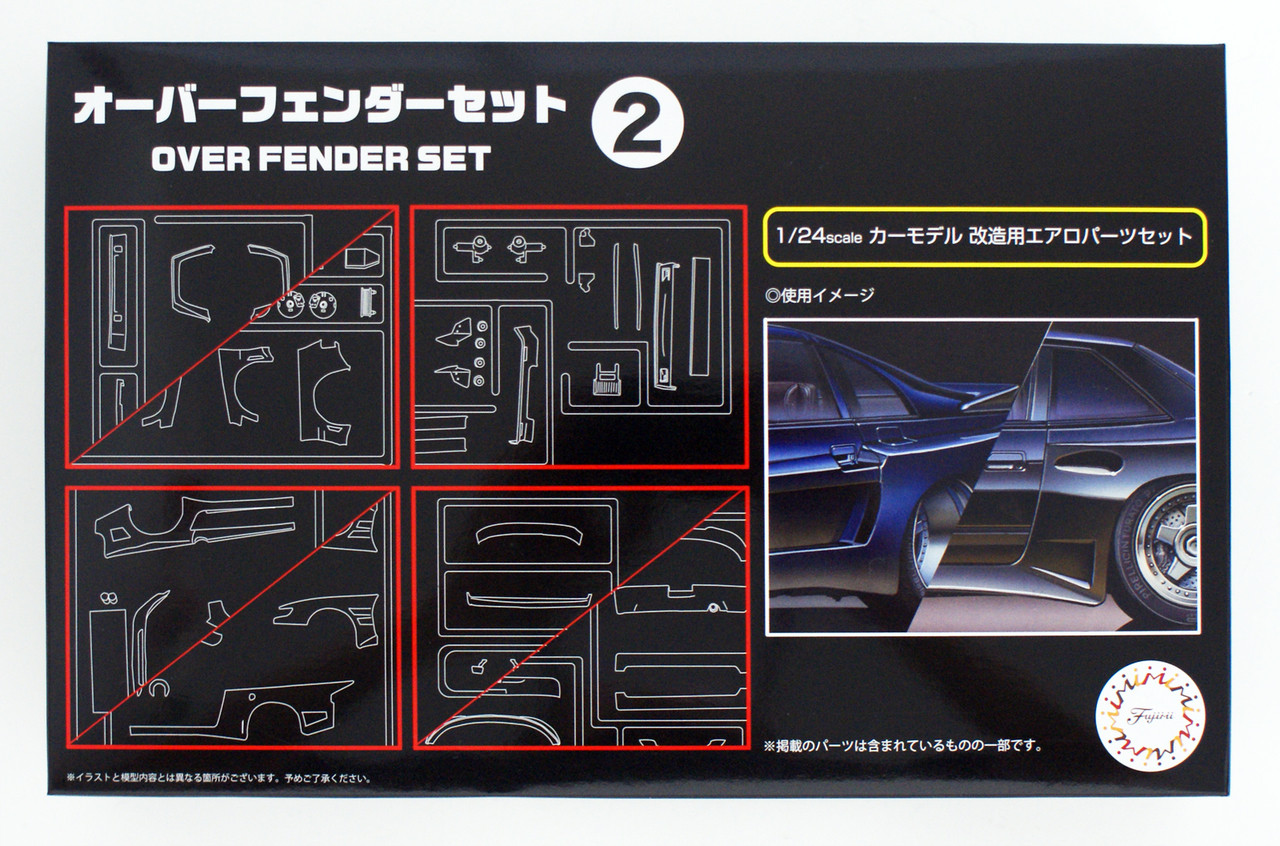 Fujimi GT-32 1/24 Scale Model Sports Car Detail Up Parts Over