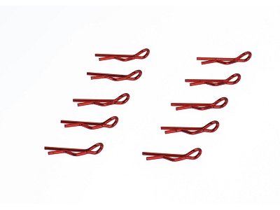 EDS 301007 - Small Body Clip 1/10 - Metallic Red (10)