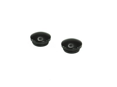 EDS 199013 - 18mm Aluminum End Cap - Black (2)