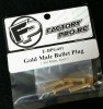 Factory Pro FP-E-BPG401 Gold Male Bullet Plug 4 x 18mm (4pcs)
