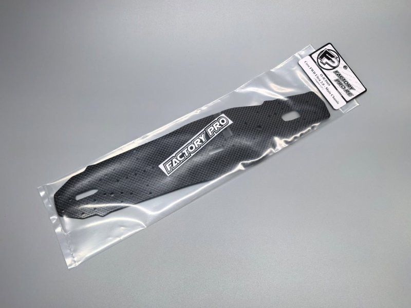 Factory Pro FP-O-3CP009 Main Chassis - Graphite 2.25 (for 3racing Cero FWD Ultra 2.0)