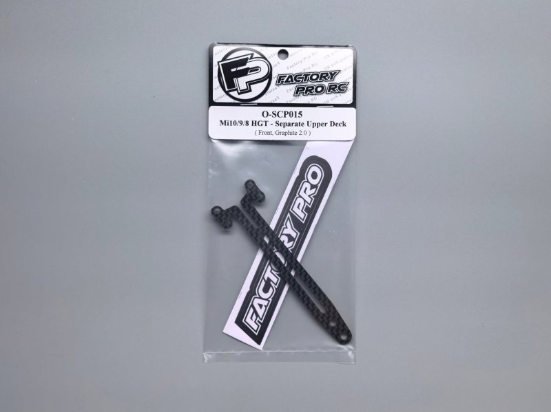 Factory Pro FP-O-SCP015 Schumacher Mi9/Mi8 HGT - Separate Upper Deck Front - Graphite 2.0